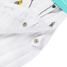 Load image into Gallery viewer, New York City Swaddle, Burp/Bib & Rattle Set