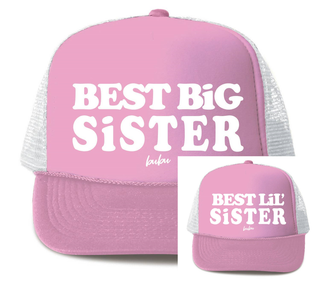 Best Big Sister & Best Lil' Sister Hat Set