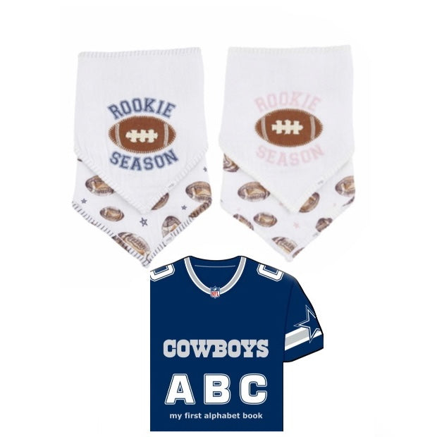 Dallas Cowboys Book and Bib Set