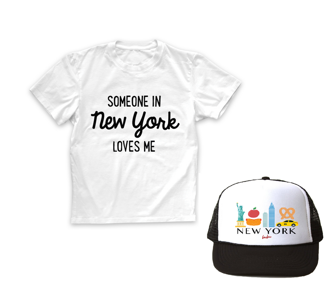 Someone in New York T-Shirt & Hat Set
