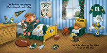 Load image into Gallery viewer, Green Bay Packers Book and Bib Set
